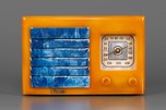 Yellow with Lapis Lazuli FADA 5F60 Catalin Radio